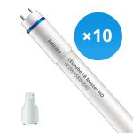Monipakkaus 10x Philips LED Putki T8 MASTER (EM/Mains) High Output 18.2W 3100lm - 840 Kylmä Valkoinen | 150cm - Korvaa 58W