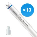 Monipakkaus 10x Philips LED Putki T8 MASTER (EM/Mains) High Output 8W 1000lm - 830 Lämmin Valkoinen | 60cm - Korvaa 18W