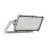 Ledvance LED Valonheitin Max Aluminium Harmaa 600W 84000lm 65x120D - 740 Kylmä Valkoinen | IP66 - Epäsymmetrinen