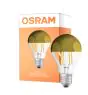 Osram Classic LED E27 Päärynä Filament Mirror Kulta 6.5W 650lm - 827 Erittäin Lämmin Valkoinen | Korvaa 50W