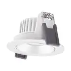 Ledvance LED Kohdevalaisin Adjust Aluminium Valkoinen 8W 720lm 36D - 940 Kylmä Valkoinen | Odetnij 68mm - IP20 - Paras Värintoisto - Himmennettävä