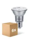 Monipakkaus 6x Philips Master Value LED Lamppu Heijastin E27 PAR20 6W 500lm 25D - 927 Erittäin Lämmin Valkoinen | Paras Värintoisto - Himmennettävä - Korvaa 50W