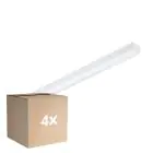 Monipakkaus 4x Philips LED Loisteputkivalaisimet CoreLine BN126C 49W 6400lm - 840 Kylmä Valkoinen | 120cm - 1x Läpijohdotus