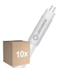 Monipakkaus 10x Ledvance LED Putki T5 AC Mains P Mains (AC) High Efficiency 11W 1550lm - 830 Lämmin Valkoinen | 85cm - Korvaa 21W